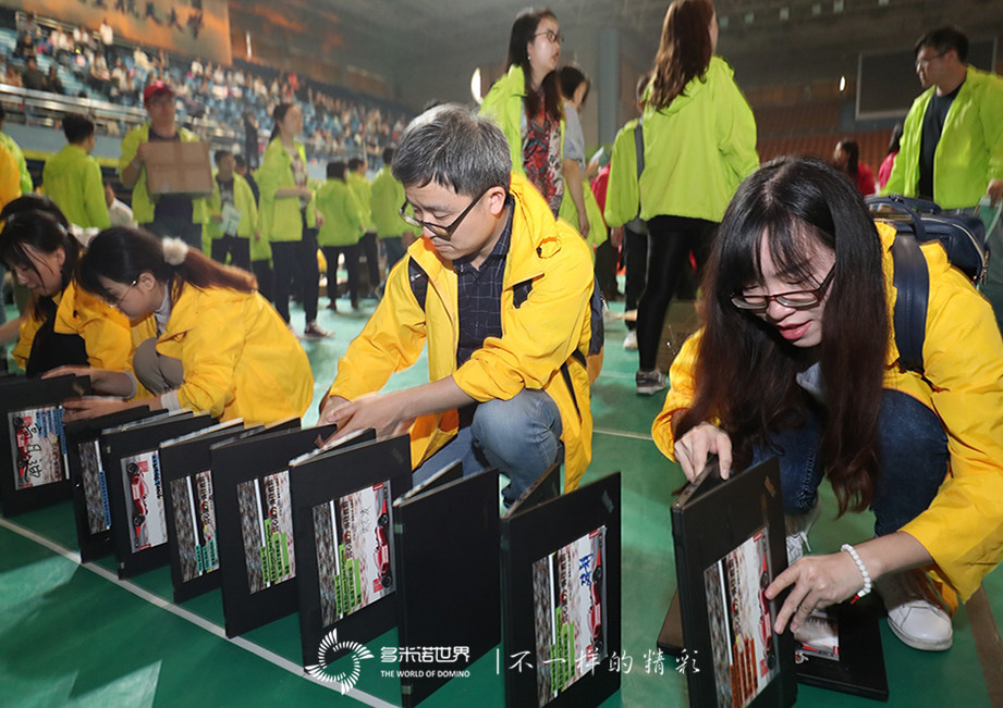 聯(lián)想BT/IT多米諾團隊大挑戰(zhàn)創(chuàng)吉尼斯世界紀錄